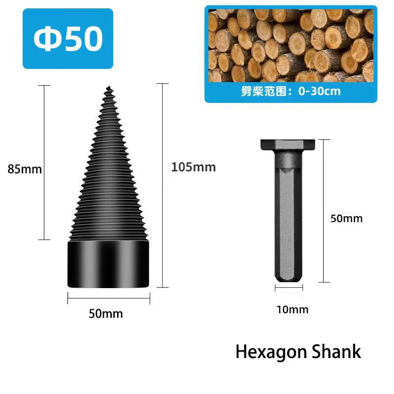 Wood Drill Bit Twist Firewood (32/38/42/45/50 mm)
