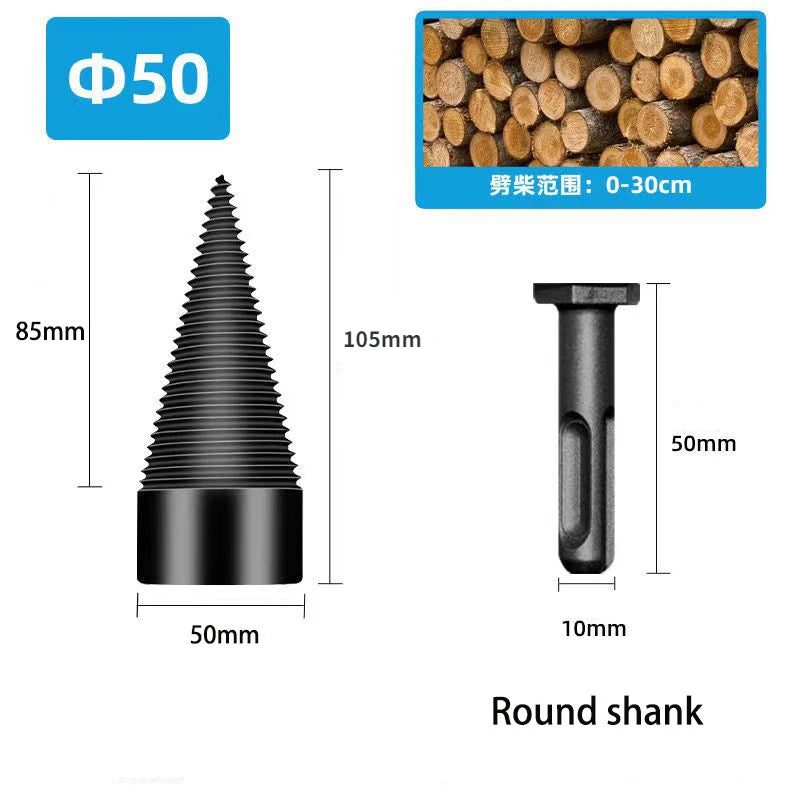 Wood Drill Bit Twist Firewood (32/38/42/45/50 mm)