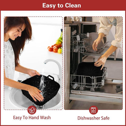 Nine Inch Silicone Air Fryer Liners